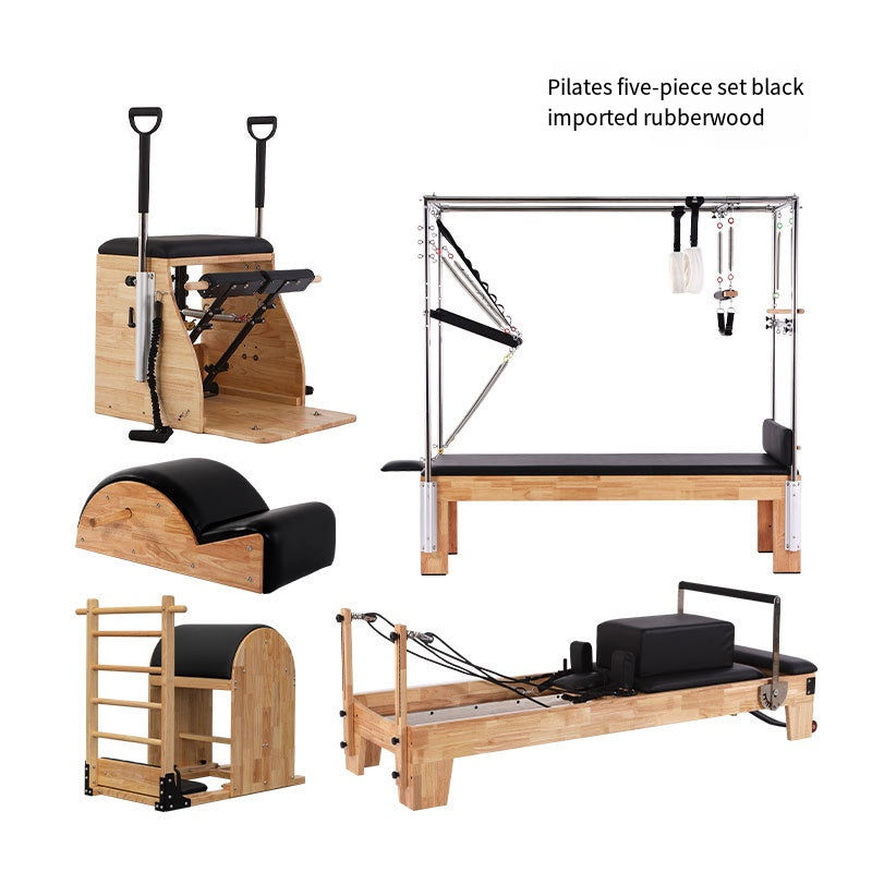 Pilates Reformer Machine Five-piece Yoga body Sculpting Training Equipment Ladder Barrel Cadillac Reformers