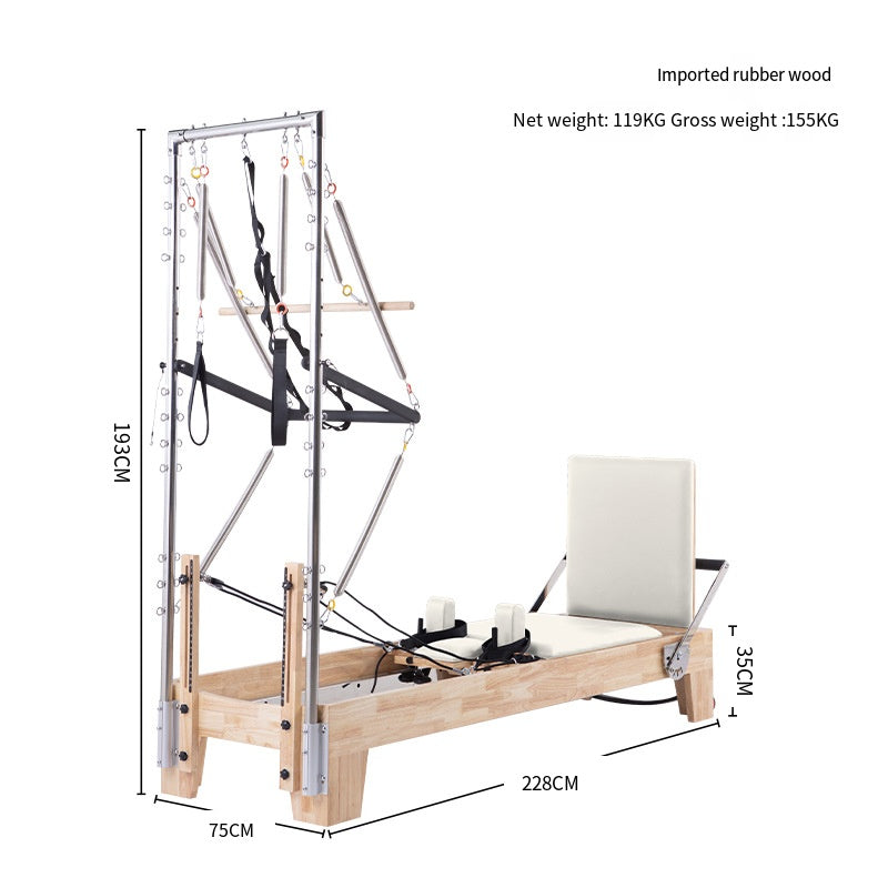 Pilates Reformer Machine Five-piece Yoga body Sculpting Training Equipment Ladder Barrel Cadillac Reformers