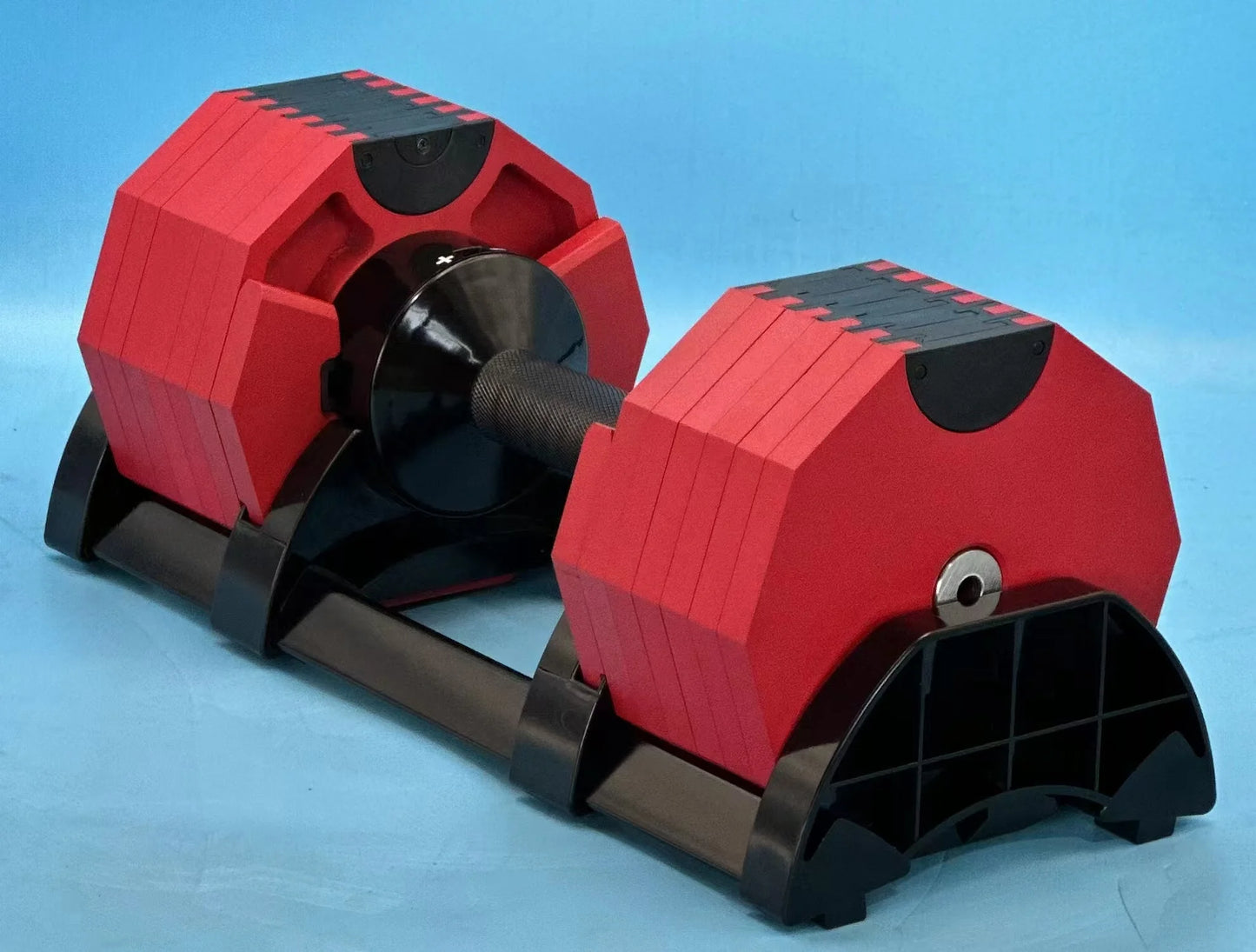 Adjustable Fast Adjust Dumbbell 30-35kg with Storage Rack Compact Full Body Home Strength Training Equipment