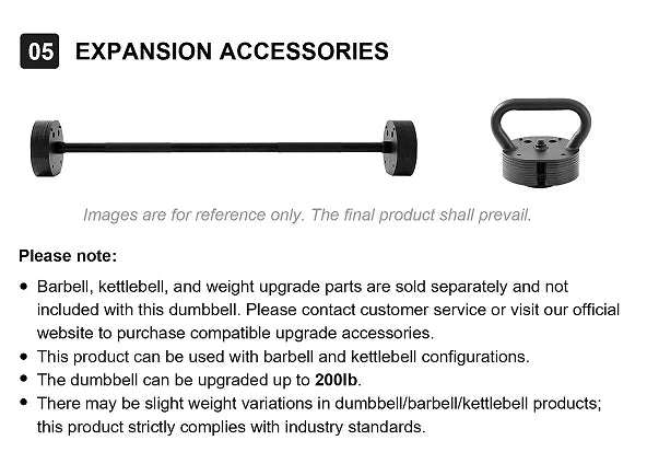 VDBV Adjustable dumbbells 80lb