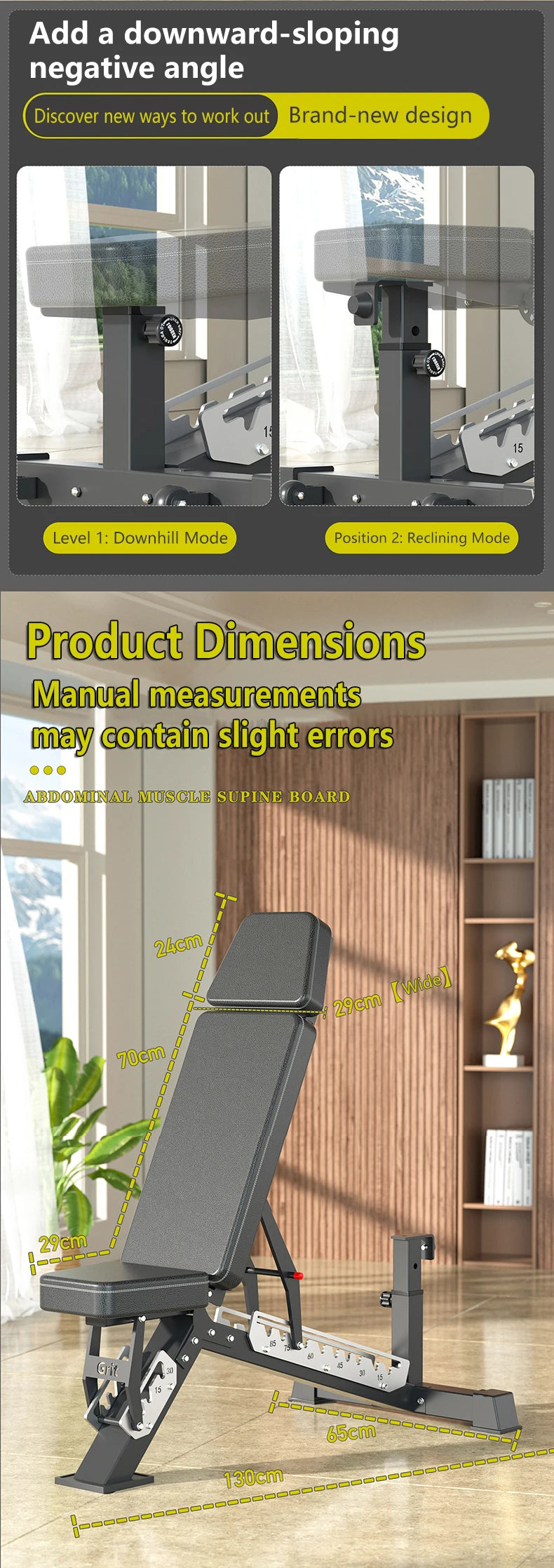 Multifunctional Adjustable Weight Bench Foldable Dumbbell Bench Press Sit-up Training Workout Chair Indoor Home Gym Fitness Exer