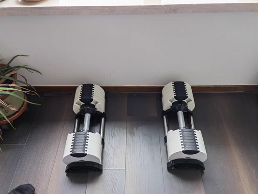 Adjustable Dumbbell 90lbs Dumbbells Pair and Stand