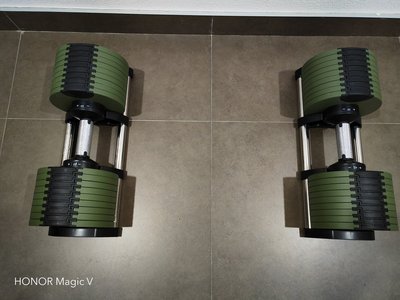 Adjustable Dumbbell 90lbs Dumbbells Pair and Stand