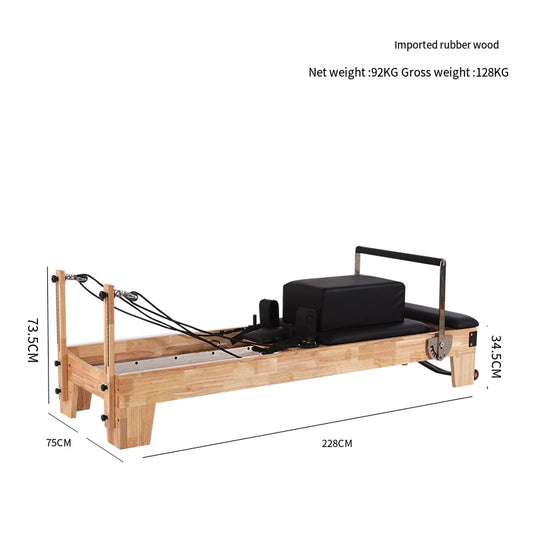 Pilates Reformer Máquina de cinco piezas Yoga cuerpo Sculpting Equipo de entrenamiento Escalera Barril Cadillac Reformers