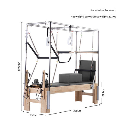 Pilates Reformer Máquina de cinco piezas Yoga cuerpo Sculpting Equipo de entrenamiento Escalera Barril Cadillac Reformers