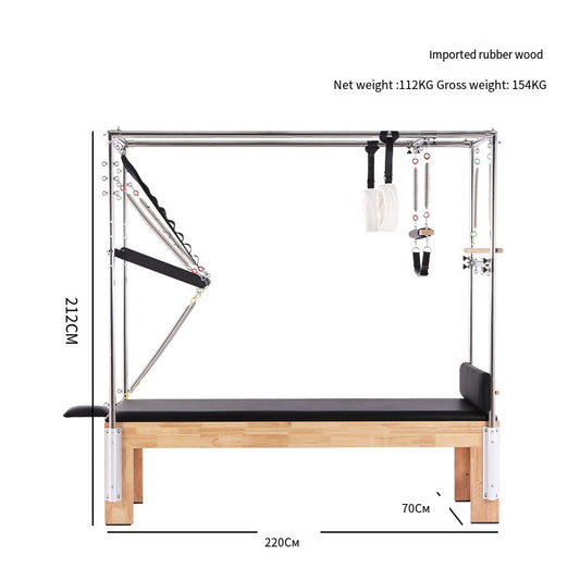 Pilates Reformer Máquina de cinco piezas Yoga cuerpo Sculpting Equipo de entrenamiento Escalera Barril Cadillac Reformers