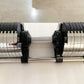 Chrome Adjustable Dumbbell Set 2kg(5lb) or 4kg(9lb) Increase Max 45kg(100lb) Home Fitness Pair Dumbbells