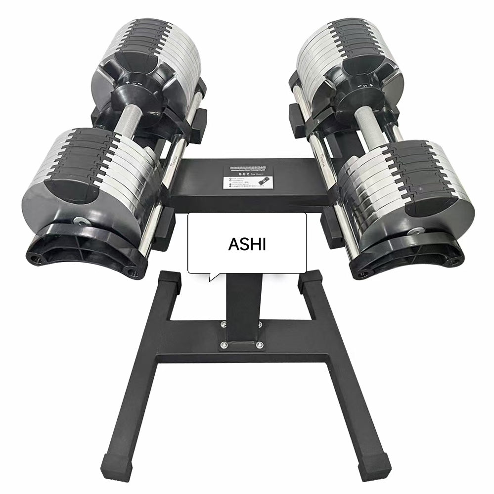 Chrome Adjustable Dumbbell Set 2kg(5lb) or 4kg(9lb) Increase Max 45kg(100lb) Home Fitness Pair Dumbbells