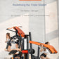 Heavy Duty 3 Station Functional Trainer Power Rack Cable Crossover Squat Rack Gym Machine