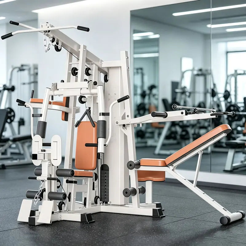Multi Function Home Gym Equipment, Multi Purpose Strength Training Station for Full Muscle Training, Home & Small Gym Use