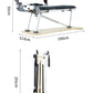 Professional Pilates Reformer Machine with Tower, Wooden Gyrotonic Trainer for Core Strength & Flexibility Training