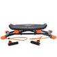 Multi-Functional Step Aerobic Platform with Resistance Bands, Home Gym Fitness Step Board for Full Body Workout, Adjustable Exer