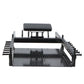 Belt Squat Machine with Platform, Heavy Duty Belt Squat Rack for Lower Body Strength Training Home Gym