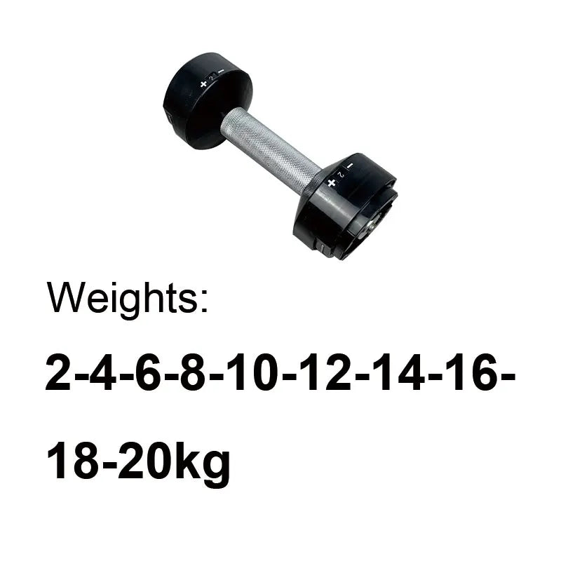 Adjustable Dumbbell handle 4kg Increase 5LB Increase and 2kg Increase selector