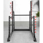 Commercial Half Rack Squat Stand, Professional Heavy Duty Barbell Bench Press Rack, Home & Gym Power Cage for Strength Training