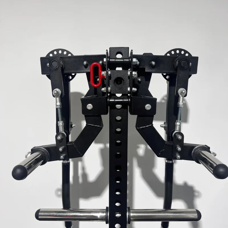 Multi-Function Lateral Raise & Chest Fly Machine, Arm and Shoulder Training Attachment for 75x75mm Power Rack, 26mm Hole Gym Equ
