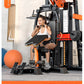 Heavy Duty 3 Station Functional Trainer Power Rack Cable Crossover Squat Rack Gym Machine