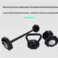 Single octagonal 1kg incrementing all-steel detachable dumbbell, adjustable, space-saving.