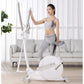 2 in 1 Elliptical Exercise Bike Foldable Cardio Trainer Indoor Fitness Machine with LCD Monitor for Home Gym