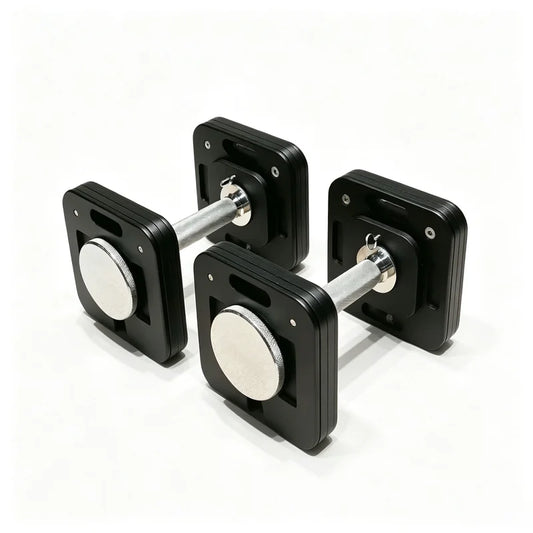 Adjustable square dumbbells, 1kg adjustable quick-lock dumbbells, non-slip handles, home gym strength training equipment.