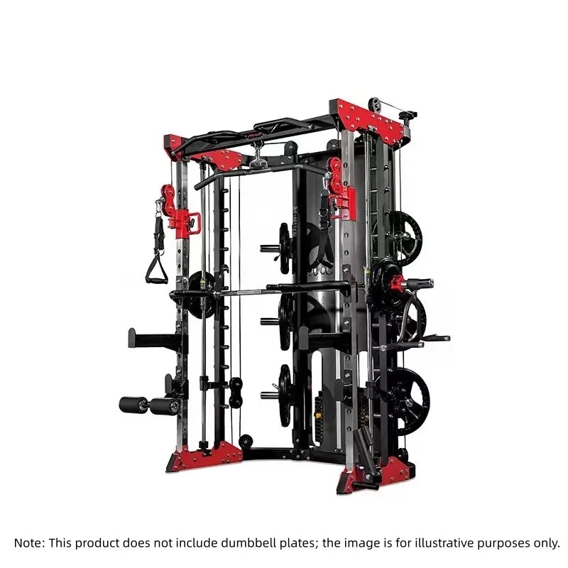Multifunctional Smith Machine Cable Crossover Trainer Commercial All-in-One Gym Equipment Full Body Strength Training Fitness Ma