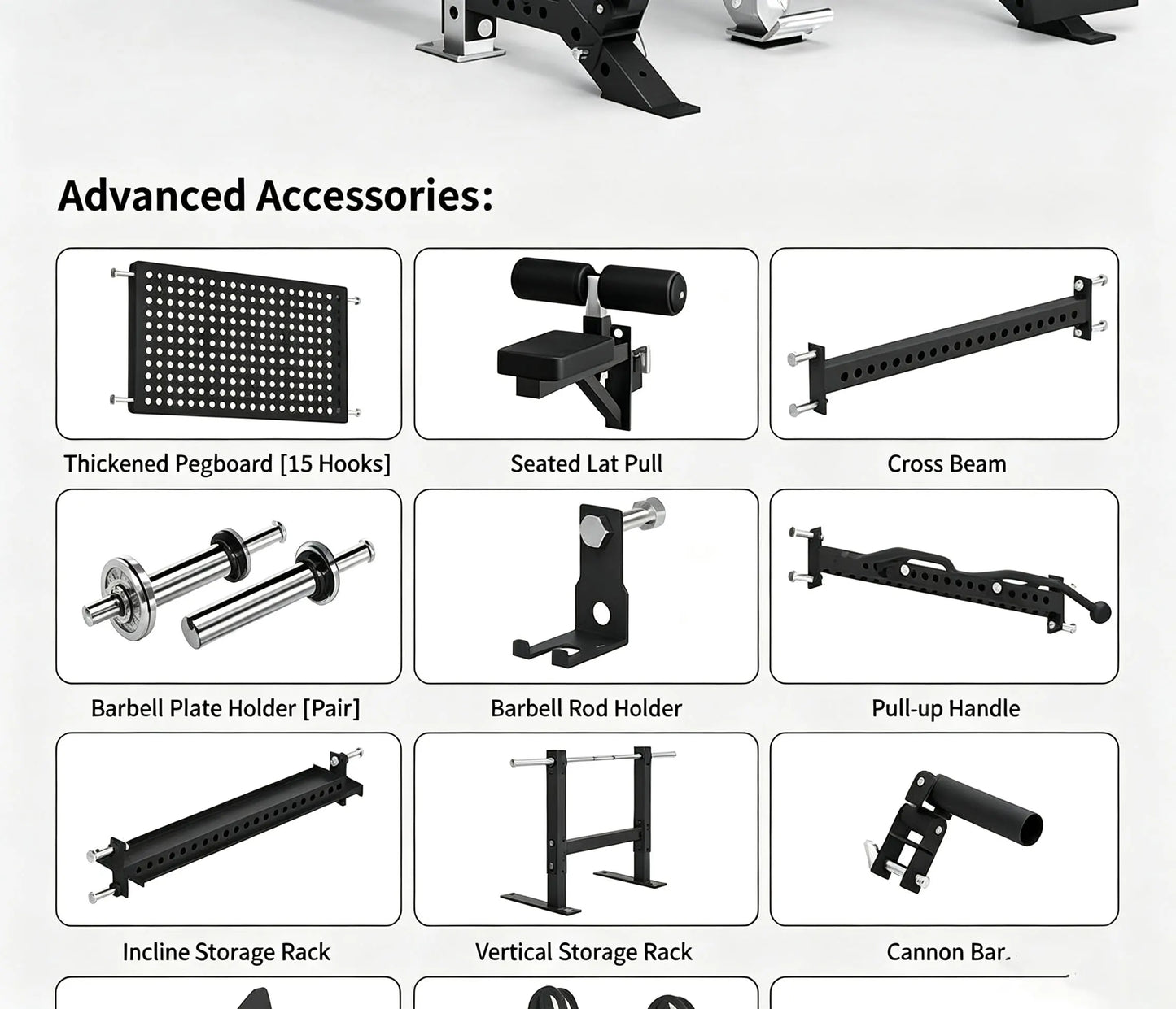 Pin Loaded Smith Machine Multi Function Squat Rack Commercial Home Gym Strength Training Equipment with Cable System & Pec Fly