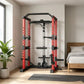 Multifunctional Power Rack with Lat Pulldown - Commercial Grade Home Gym Squat Cage for Weightlifting, Bench Press & Strength Tr