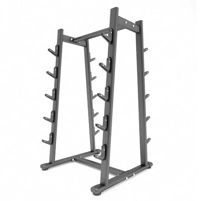 Heavy Duty Barbell Storage Rack, Barbell Bar Holder, Weight Bar Stand Organizer for Home Gym, Commercial Grade Steel Fitness Equ