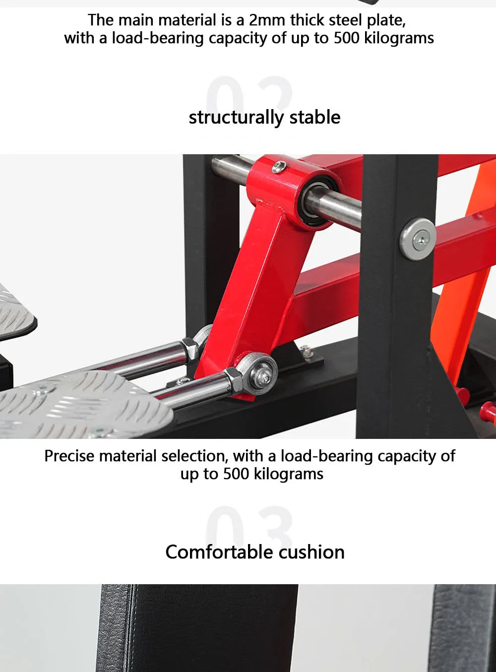 Hip Thrust Machine, Heavy Duty Glute Trainer with Weight Plate Loading, for Home Gym & Commercial Studio