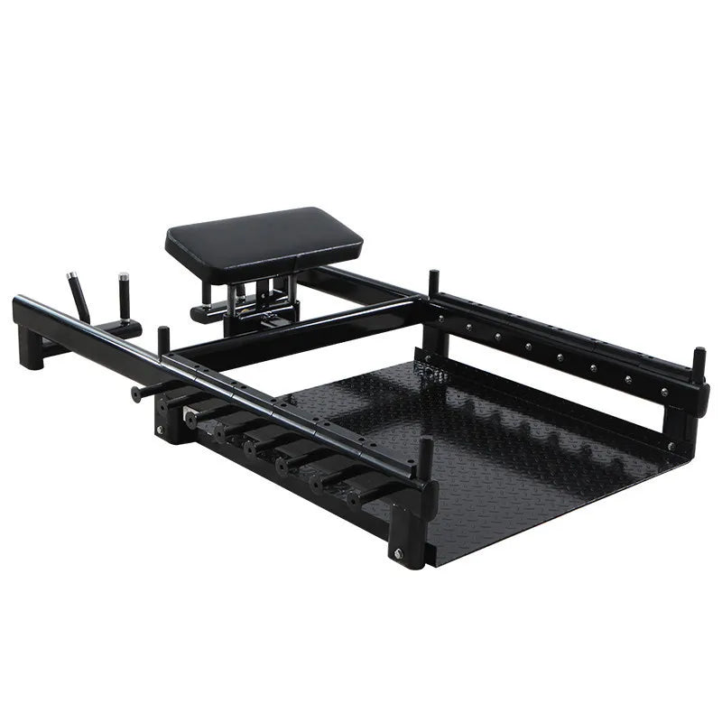 Belt Squat Machine with Platform, Heavy Duty Belt Squat Rack for Lower Body Strength Training Home Gym