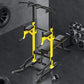 Multi-Function Pull Up Bar Station Home Gym Adjustable Dip Station Weight Bench Full Body Strength Training Workout Equipment