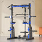 Multi-Function Smith Machine with Cable Crossover, Home Gym Power Rack with Pull-Up Bar & Lat Pulldown, Total Muscle Training St