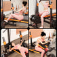 10-in-1 Multifunctional Home Gym Weight Bench Set with Squat Rack Lat Pulldown Preacher Curl Bench Press Station
