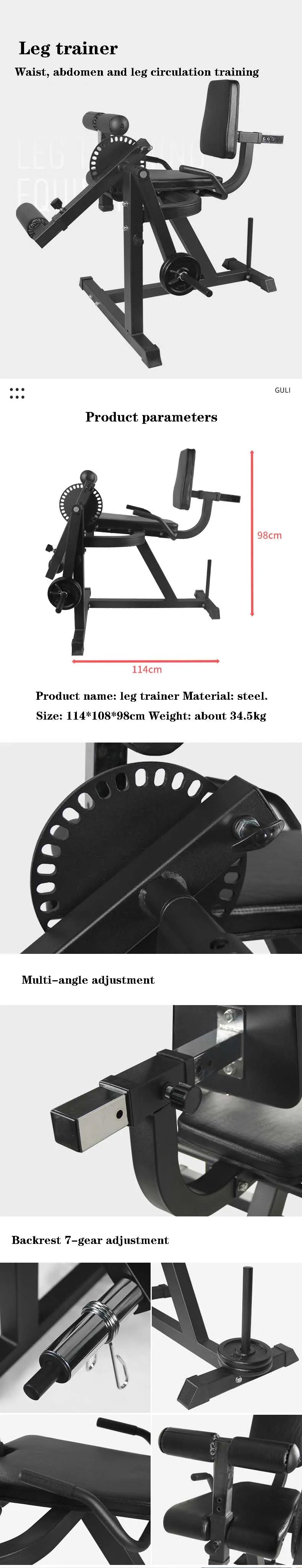 Commercial Seated Calf Raise Machine, Heavy Duty Calf Training Equipment for Gym & Home, Adjustable Leg Exercise Machine