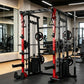 Multi-Function Smith Machine with Cable Crossover, All-in-One Home Gym Power Rack for Full Body Training