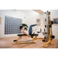 Professional Pilates Reformer Machine with Tower, Wooden Gyrotonic Trainer for Core Strength & Flexibility Training