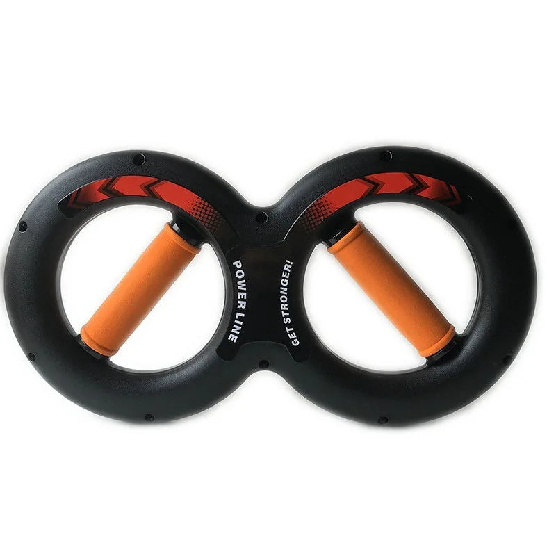 8-Shaped Arm Exerciser, Power Twister Forearm Wrist Trainer, Resistance Workout Equipment for Arms, Shoulders & Chest