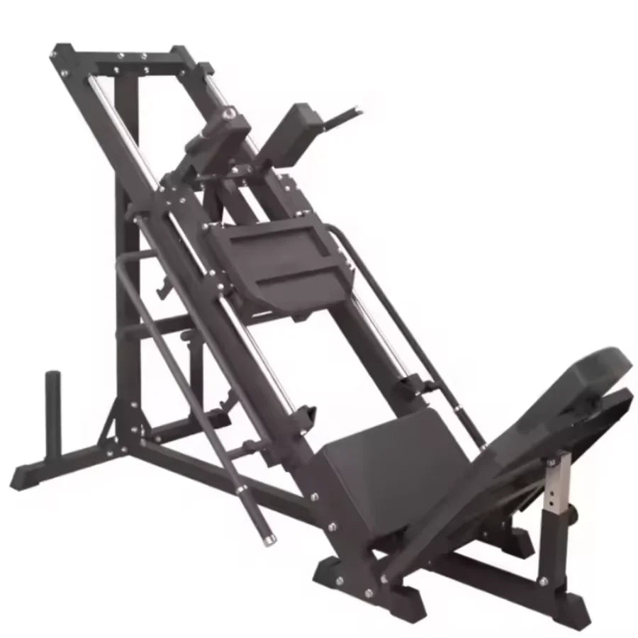 2-in-1 Leg Press Hack Squat Machine, Heavy Duty Fitness Equipment for Strength Training