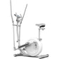 Home Use Elliptical Machine with LCD Monitor, Compact Magnetic Cross Trainer for Cardio Fitness Training