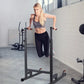 Adjustable Arm Workout Double Bar Home Gym Upper Body Strength Training Fitness Equipment