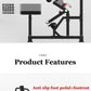 Commercial Grade Seated Leg Curl Machine, Adjustable Leg Extension & Hamstring Trainer for Home Gym Strength Training