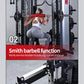 Smith Machine Power Rack Multifunctional Squat Rack Cable Crossover Integrated Comprehensive Home Gym Fitness Equipment
