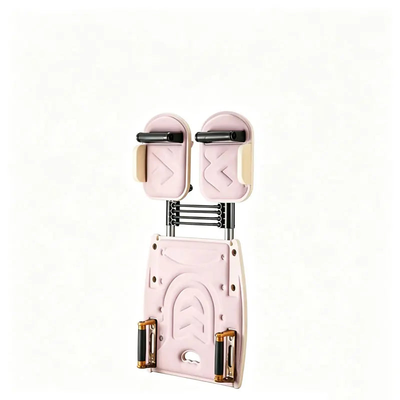 Core Training Ab Roller Machine with Sliding Plates & Resistance Handles, Multifunctional Home Gym Equipment for Abdominal, Glut