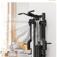 Compact Home Gym Cable Machine with Weight Stack Pull Up Bar Foldable Chest Fly Arm Lat Pulldown Strength Training Equipment