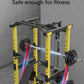 Multifunctional Power Rack with Lat Pulldown - Commercial Grade Home Gym Squat Cage for Weightlifting, Bench Press & Strength Tr