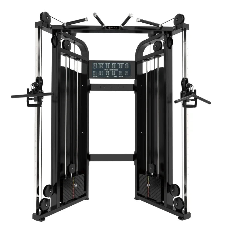 Commercial Dual Cable Crossover Machine Functional Trainer Home Gym Fitness Equipment For Full Body Workout
