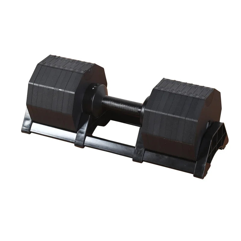 Adjustable Fast Adjust Dumbbell 30-35kg with Storage Rack Compact Full Body Home Strength Training Equipment