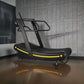 Non-Motorized Curved Treadmill Commercial Grade Manual Air Runner for Gym Fitness, Self-Powered Curved Treadmill for HIIT Workou