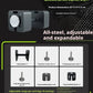 Home fitness equipment with adjustable and detachable quadrilateral dumbbell plates, made of pure steel.