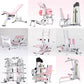 Women Body Shaping Gym Equipment Combo | Hack Squat, Hip Thrust, Leg Abductor Adductor, Lat Pulldown Trainer